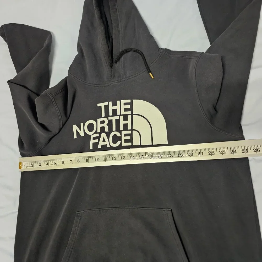 The North Face Mens Hoodie Size XL Black Distressed
